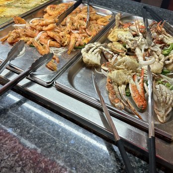 Ocean King Buffet - a variety of seafoods - Buffets Near Me - Duncanville, Texas