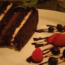 Chocolate Tuxedo Cake