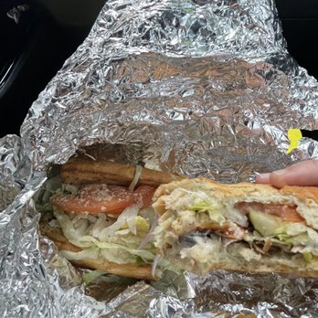 Cheba Hut "Toasted" Subs - White widow pinner sub (chicken bacon ranch w/ provolone on garlic bread. - Sandwiches Near Me - Seattle, Washington