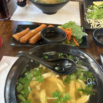 PHO 100 - chicken pho and 3. Egg Rolls (3) - Vietnamese Near Me - Moorpark, California