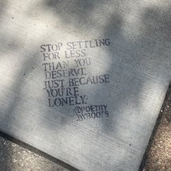 Hammer & Ale - Outside in the sidewalk.  Wisdom.