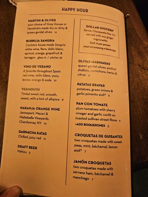 Menu photo 1 Carlota New York, NY Menu photo 1 Carlota New York, NY