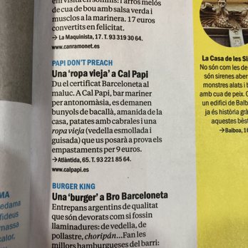 Cal Papi - Mediterranean Near Me - Barcelona, B Cal Papi - Mediterranean Near Me - Barcelona, B