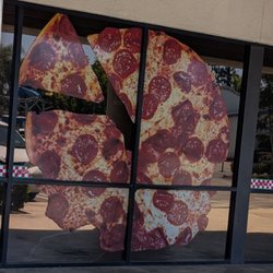 Ciro's Pizza - Pizza decal on the window