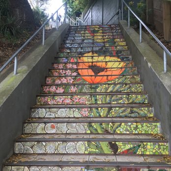 Hidden Garden Steps - Public Art Near Me - San Francisco, California Hidden Garden Steps - Public Art Near Me - San Francisco, California