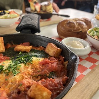 Cafe Landwer - Halloumi Shakshuka - Mediterranean Near Me - Boston, Massachusetts