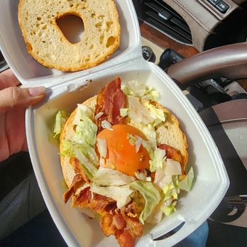 Loose Brick Coffee - Salad on a bagel - Coffee & Tea Near Me - Ozark, Alabama
