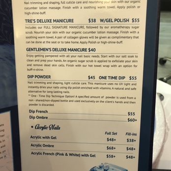 Tre Nail Lounge - Menu - Nail Salons Near Me - Tampa, Florida Tre Nail Lounge - Menu - Nail Salons Near Me - Tampa, Florida
