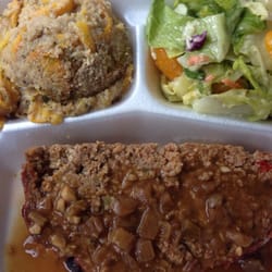Mid City Market - $8.72 (Meatloaf, Squash Casserole and Salad)
