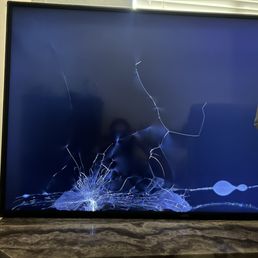 My 70 inch tv is now ruined because of these idiots My 70 inch tv is now ruined because of these idiots