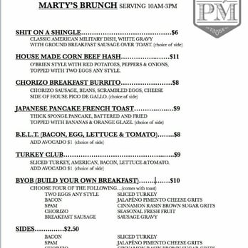 Marty's P.M. - Brunch every saturday from 10 til 3! - Dive Bars Near Me - Birmingham, Alabama Marty's P.M. - Brunch every saturday from 10 til 3! - Dive Bars Near Me - Birmingham, Alabama