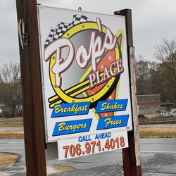 Pop’s Place - Sign
