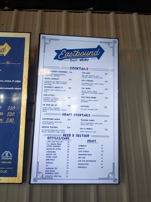 Menu photo 2 Eastbound Barbecue Houston, TX Menu photo 2 Eastbound Barbecue Houston, TX