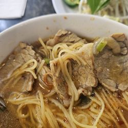 Pho Chandler - Dont get brisket pho here. Texture is off! Nolonger multicolored, its getting better. I could not eat after giving 1 last try.