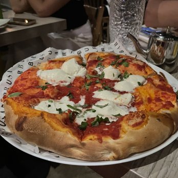 Barbusa - Buratta Pizza (tomatoes, burrata, basil) - Italian Near Me - San Diego, California Barbusa - Buratta Pizza (tomatoes, burrata, basil) - Italian Near Me - San Diego, California