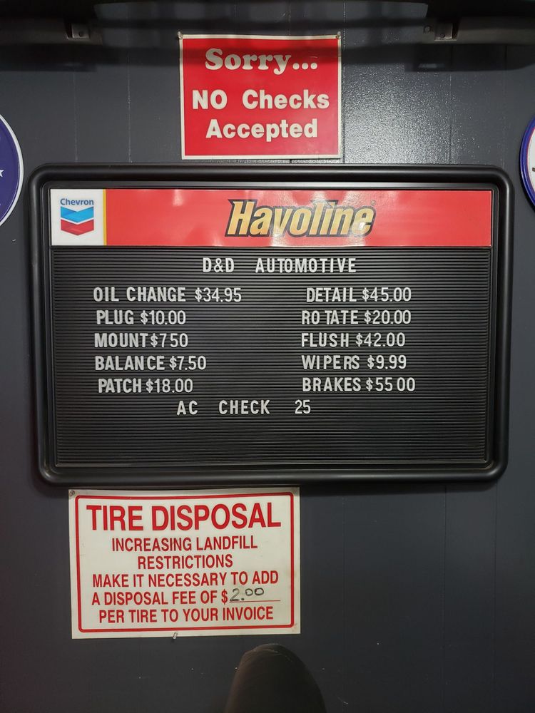 D AND D AUTOMOTIVE Updated August 2024 108 Pecan St, Evergreen