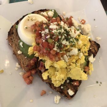 Brunch - Avocado toast. One with scrambled egg and another with poached! Recommended! - Breakfast & Brunch Near Me - Milwaukee, Wisconsin Brunch - Avocado toast. One with scrambled egg and another with poached! Recommended! - Breakfast & Brunch Near Me - Milwaukee, Wisconsin