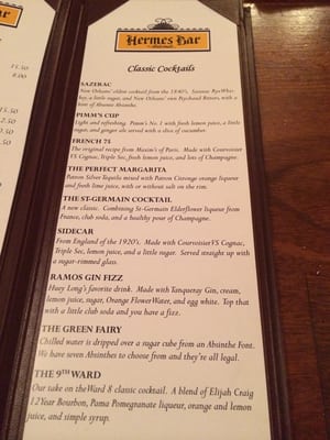 Menu photo 8 Hermes Bar New Orleans, LA Menu photo 8 Hermes Bar New Orleans, LA