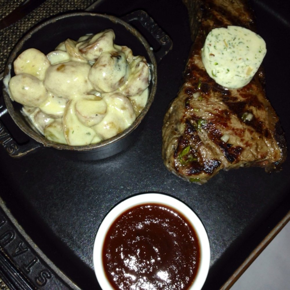Härth - New York strip with scalloped potatoes - New American Near Me - McLean, Virginia Härth - New York strip with scalloped potatoes - New American Near Me - McLean, Virginia