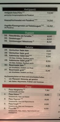 Menu photo 1 Pizzeria Sole D'Oro Pfungstadt, HE