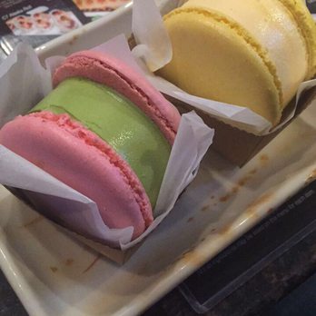 Tokyo Garden - Ice cream macaron, green tea and mango. - Sushi Bars Near Me - Downey, California Tokyo Garden - Ice cream macaron, green tea and mango. - Sushi Bars Near Me - Downey, California