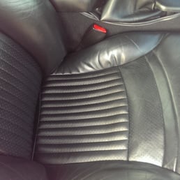 Bottom part of seat was torn. Larry matched it to factory now my corvette looks prefect inside and out thank you Larry.