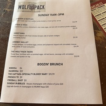 Wolf Pack Woodfired Tavern - Menu item offer on this Sunday - American Near Me - Sealy, Texas Wolf Pack Woodfired Tavern - Menu item offer on this Sunday - American Near Me - Sealy, Texas