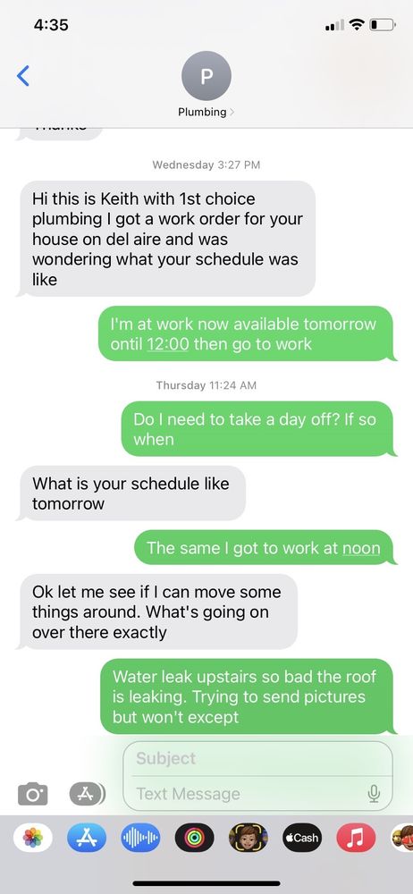 Slide of 1st Choice Plumbing