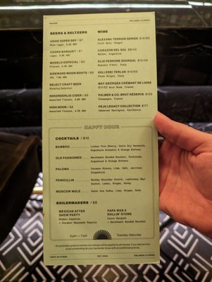 Menu photo 6 Proper Orlando Orlando, FL Menu photo 6 Proper Orlando Orlando, FL