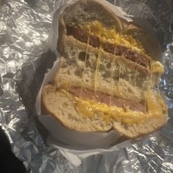 Hot Bagels - Beef Sausage, Egg and Cheese