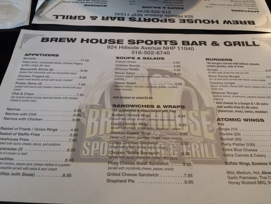 Menu photo 8 Brew House New Hyde Park, NY