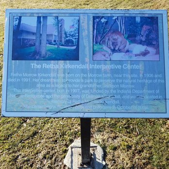 Jackson Marrow Park - Plaque for the Kirkendall Interpretive Center - Parks Near Me - Kokomo, Indiana