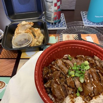 Bop And Roll - Beef bop with white rice & 4 dumplings - Japanese Near Me - Phoenix, Arizona Bop And Roll - Beef bop with white rice & 4 dumplings - Japanese Near Me - Phoenix, Arizona