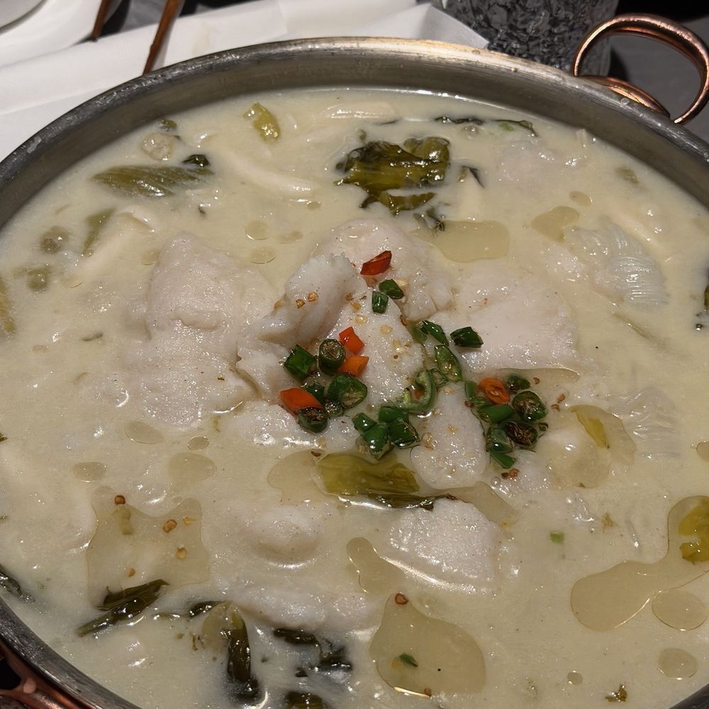 Chi Restaurant & Bar - Fish Fillet in Pickled Cabbage Soup - Szechuan Near Me - New York, New York