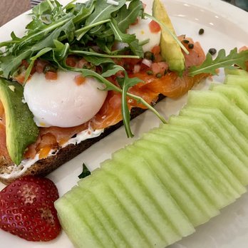 Urth Caffé - Orange - Eggs Salmone - Coffee & Tea Near Me - Orange, California