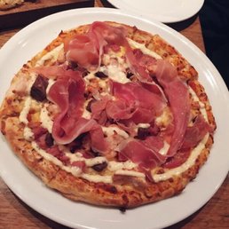 Combination pizza served with special mayo based sauce. Tasty ! And cater to all meat lovers !