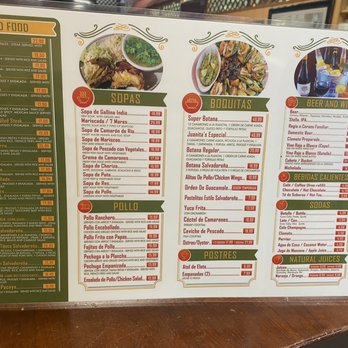Rincon Latino - Menu 1 of 2 - Salvadoran Near Me - San Francisco, California Rincon Latino - Menu 1 of 2 - Salvadoran Near Me - San Francisco, California