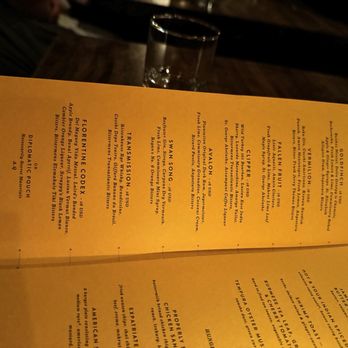Expatriate - Menu - Cocktail Bars Near Me - Portland, Oregon