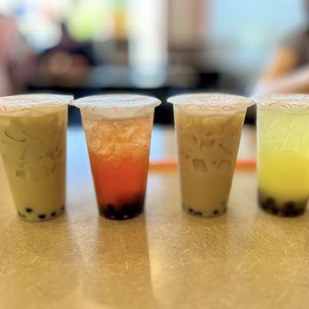 Yoshinoya - Four regular size boba - Japanese Near Me - Ontario, California