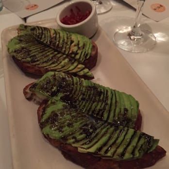 Restaurant Picco - Avocado bruschetta, balsamic, sea salt, chorizo on the side - Italian Near Me - Larkspur, California