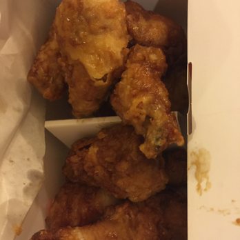 Bonchon South West Las Vegas - Ordered half and half. They were not spicy at all. Flavorless (1/5) - Chicken Wings Near Me - Las Vegas, Nevada Bonchon South West Las Vegas - Ordered half and half. They were not spicy at all. Flavorless (1/5) - Chicken Wings Near Me - Las Vegas, Nevada