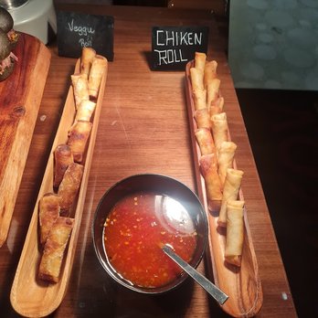 Novikov Miami - chicken rolls - Chinese Near Me - Miami, Florida Novikov Miami - chicken rolls - Chinese Near Me - Miami, Florida