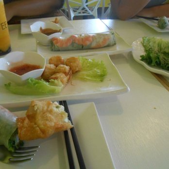 Joy Yee Plus - Spring rolls and Crab Rangoon, Mango bubble tea with boba. - Japanese Near Me - Chicago, Illinois Joy Yee Plus - Spring rolls and Crab Rangoon, Mango bubble tea with boba. - Japanese Near Me - Chicago, Illinois