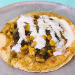 Rajas de crema taco