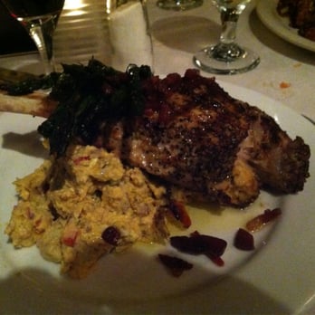 Edgar's Restaurant - Creole stuffed pork chop...about the size of the hunk of beef that tipped over Fred Flintstone's car - Barbeque Near Me - Akron, Ohio