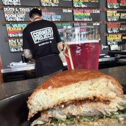 Surely Temple and grilled chicken sando Surely Temple and grilled chicken sando