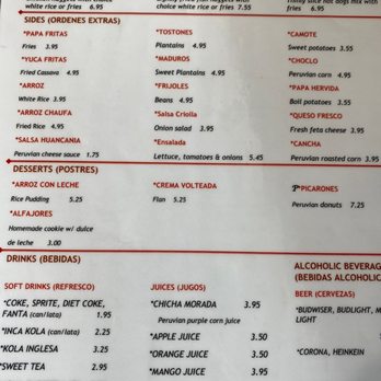 Pisco's Restaurant - Menu - Peruvian Near Me - Jacksonville, Florida Pisco's Restaurant - Menu - Peruvian Near Me - Jacksonville, Florida