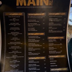 Crompton Ale House - Food menu