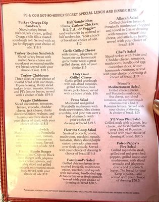 Menu photo 8 PJ & Co Restaurant & Saloon Reno, NV