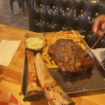 Smoke & Glory - BBQ Beef Ribs (2 piece) w/Fries and Cole Slaw - Barbeque Near Me - Chula Vista, California Smoke & Glory - BBQ Beef Ribs (2 piece) w/Fries and Cole Slaw - Barbeque Near Me - Chula Vista, California